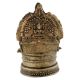 Golden Brass Oil Lamp (Deepak) Hindu Festival Diya 